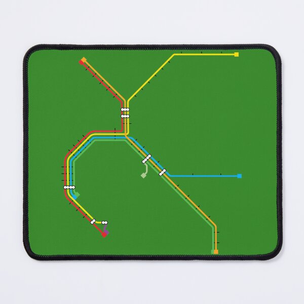 Item preview, Bay Area transit map designed and sold by flzxaibkc8.