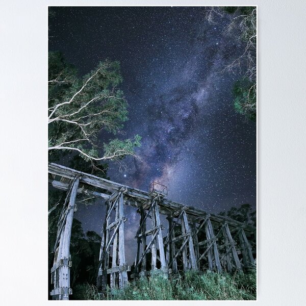 Item preview, Pylong Train Bridge under the Milky Way designed and sold by Pontian69.
