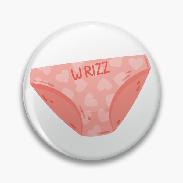 Item preview, w rizz Sticker I got W Rizz Panties designed and sold by Koolzilla.