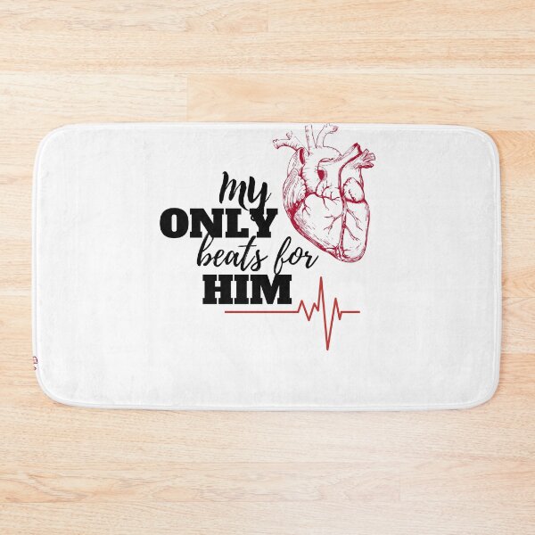 Item preview, My heart only beats for him, couple designed and sold by FluffynFurious.