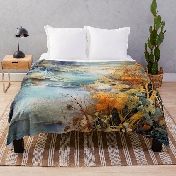 Item preview, River cascades through the beautiful woods at sunset 3 designed and sold by Art by Lilia.