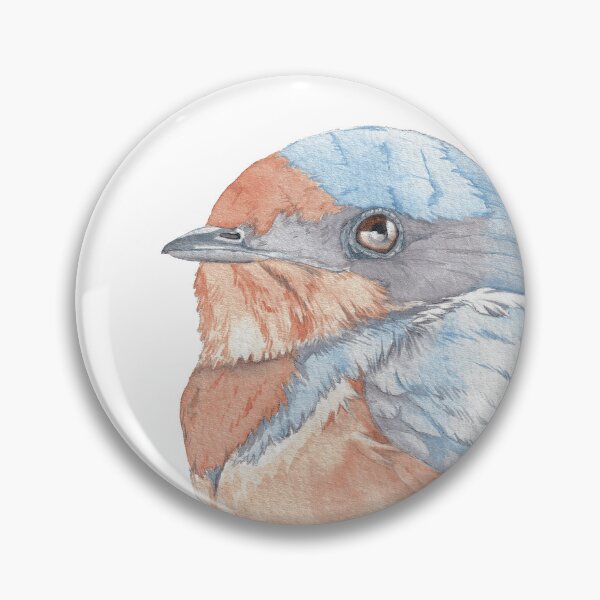 Item preview, Barn swallow watercolor portrait canadian wildlife designed and sold by L'Atelier Oranjade.