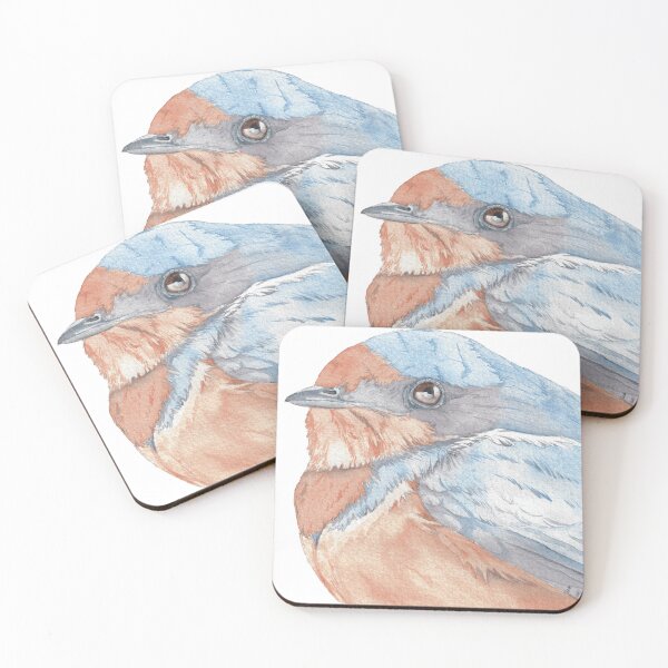 Item preview, Barn swallow watercolor portrait canadian wildlife designed and sold by L'Atelier Oranjade.