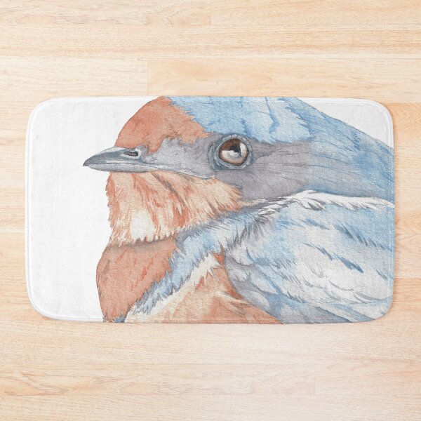 Item preview, Barn swallow watercolor portrait canadian wildlife designed and sold by L'Atelier Oranjade.