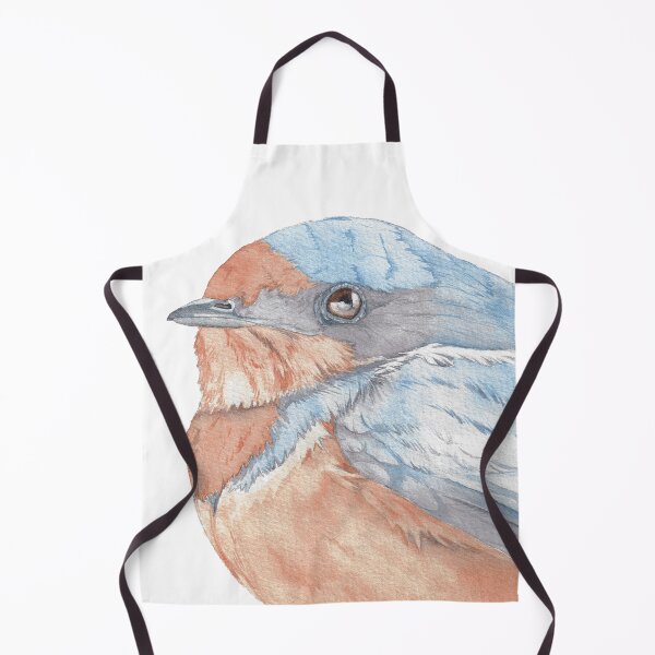 Item preview, Barn swallow watercolor portrait canadian wildlife designed and sold by L'Atelier Oranjade.