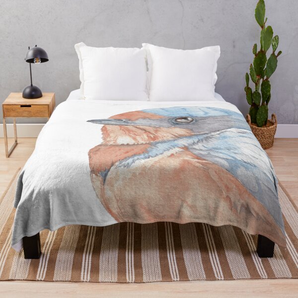 Item preview, Barn swallow watercolor portrait canadian wildlife designed and sold by L'Atelier Oranjade.