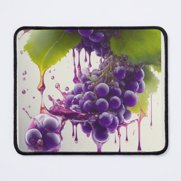 Item preview, A Bundle of Grapes Splash Art Painting Design Print designed and sold by randomtdesigns.