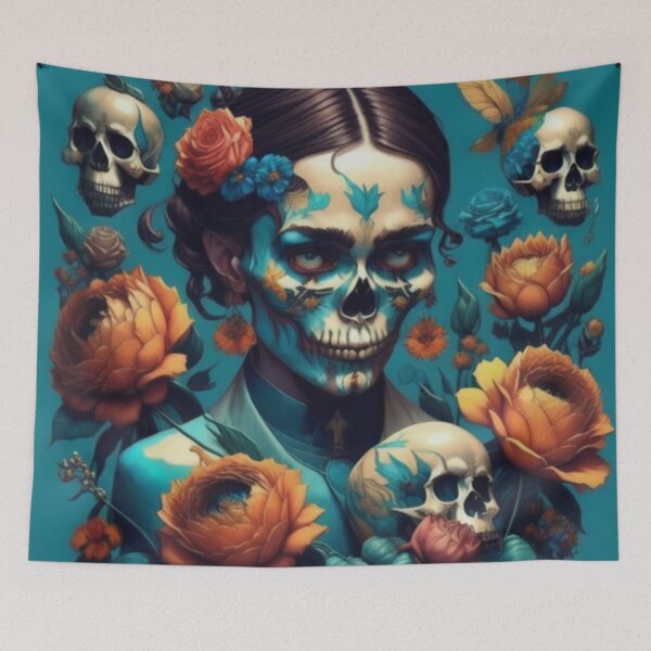Item preview, Beautiful Skull designed and sold by Amsies1390.