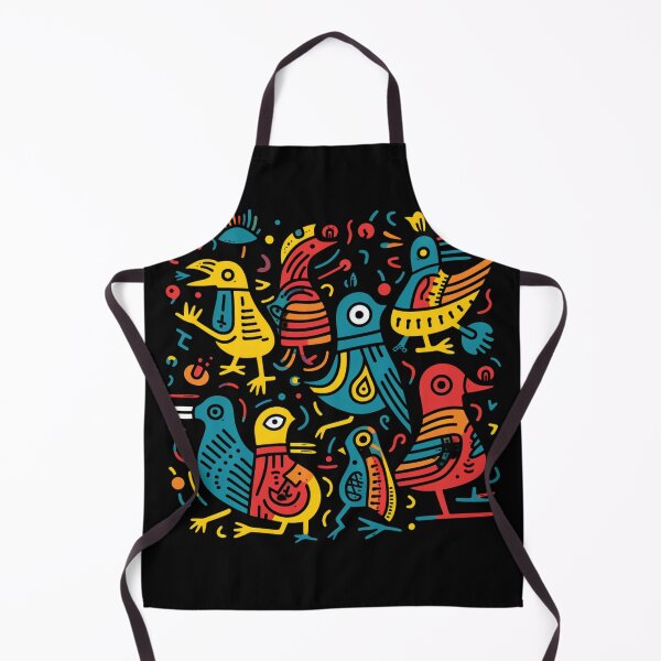 Item preview, Birds in Flight - Pre-Columbian Pop Art Fusion designed and sold by SADStyleDesigns.