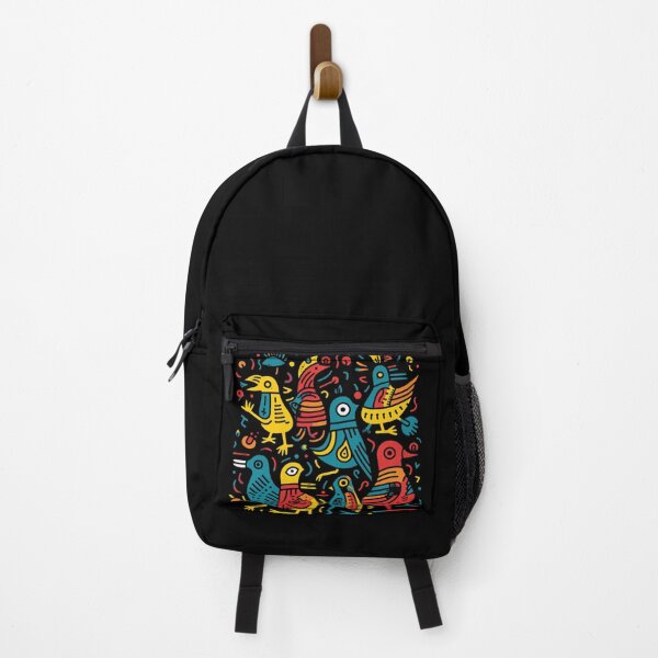 Item preview, Birds in Flight - Pre-Columbian Pop Art Fusion designed and sold by SADStyleDesigns.