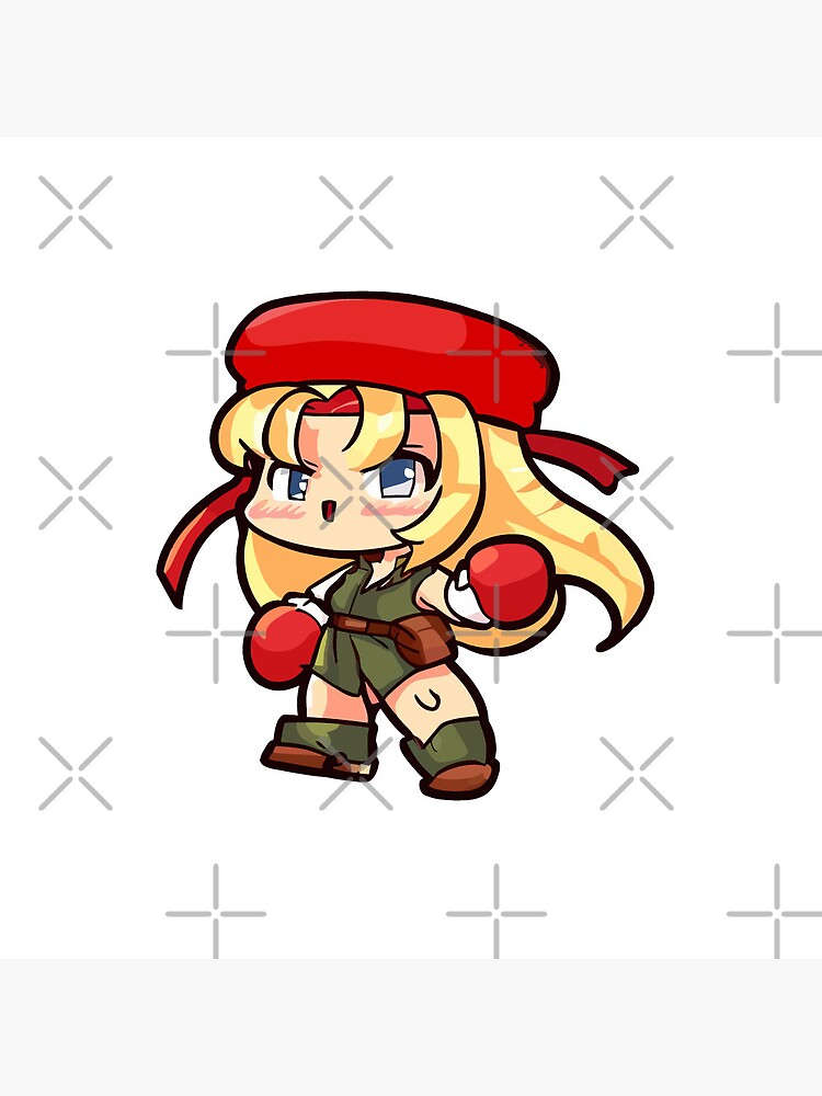 Cute Chibi Cammy SF6 T-Shirt - Video Games Lover - Sticker