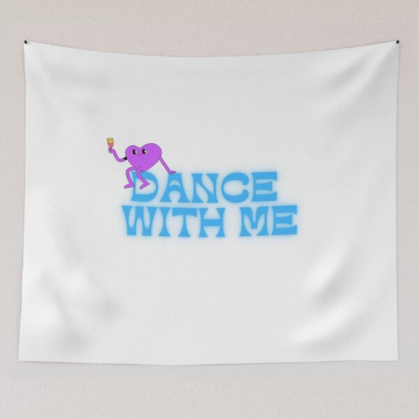 Item preview, dance with me funny cute heart rave  designed and sold by vintagebuddy.