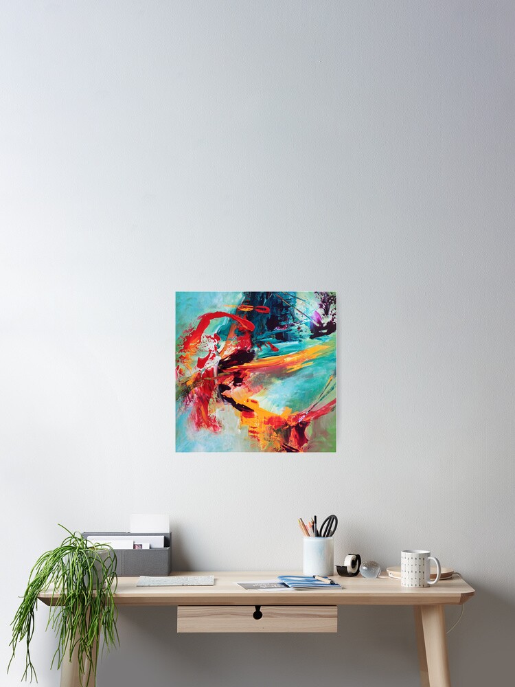 Aperçu 2 sur 3. Poster avec l'œuvre L esprit des Buttes 2 créée et vendue par ElioraBousquet.