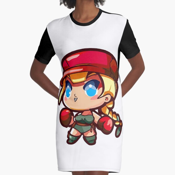 Cute Chibi Cammy SF6 T-Shirt - Video Games Lover - Sticker