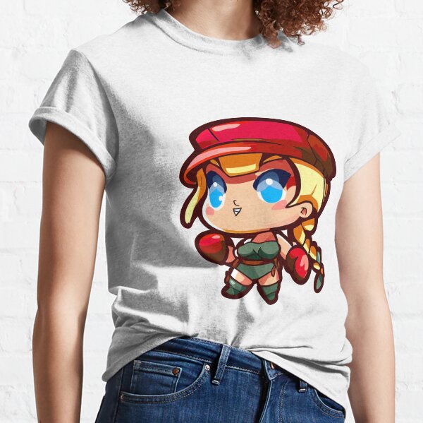 Cute Chibi Cammy SF6 T-Shirt - Video Games Lover - Sticker