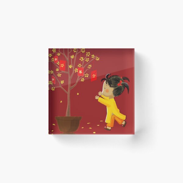 Grab the Lucky Money Acrylic Block
