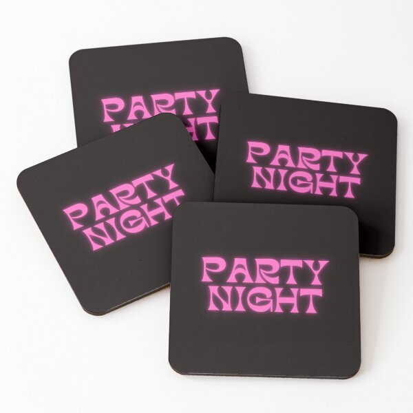 Item preview, party night, dancing, rave, pink text  designed and sold by vintagebuddy.