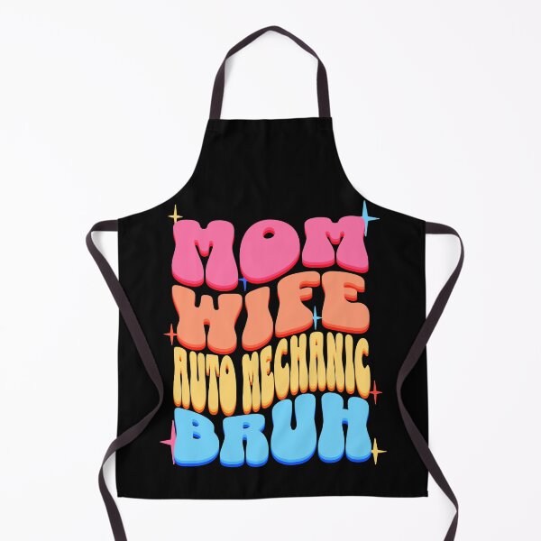 Item preview, Mom Wife Auto Mechanic, Retro Colorful Mommy design designed and sold by BYNDART.