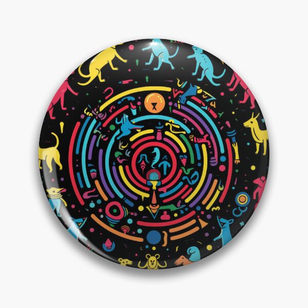 Item preview, Wild Wonders - Pre-Columbian Pop Art Fusion designed and sold by SADStyleDesigns.