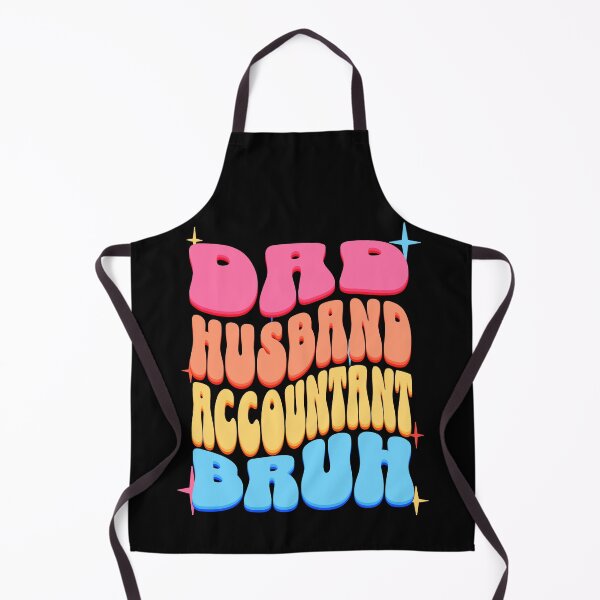 Item preview, Dad Husband Accountant, Retro Colorful Daddy design designed and sold by BYNDART.