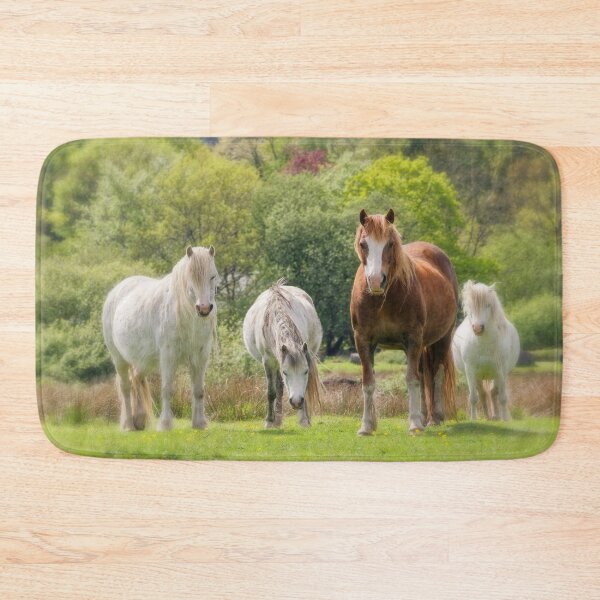 Item preview, Four Horses in a Field designed and sold by heidipics.