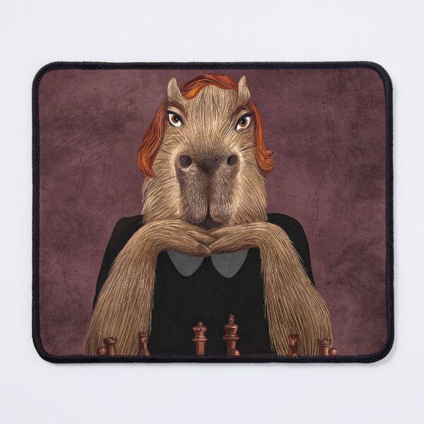 Item preview, Capybara Queen's Gambit designed and sold by Ekaterina Khozatskaya.