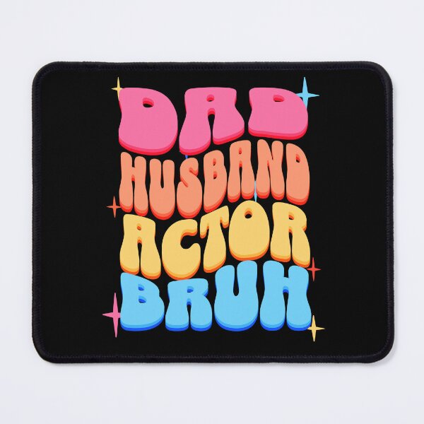 Item preview, Dad Husband Actor, Retro Colorful Daddy design designed and sold by BYNDART.