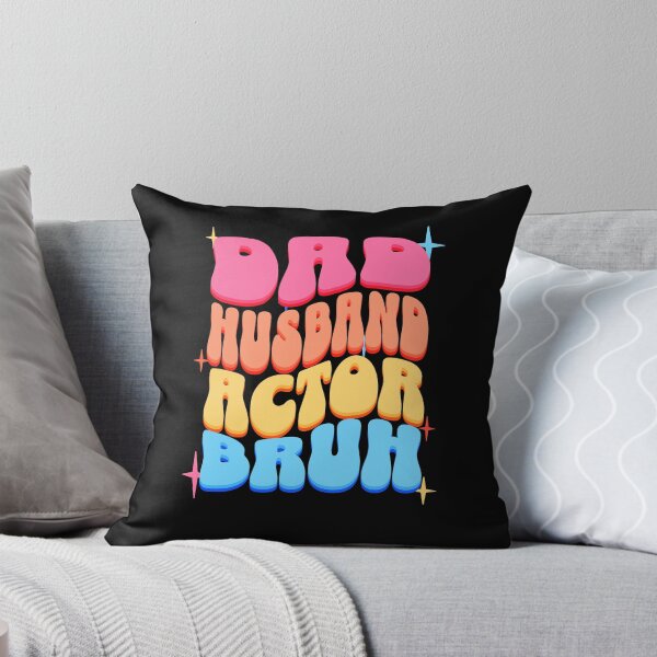 Item preview, Dad Husband Actor, Retro Colorful Daddy design designed and sold by BYNDART.