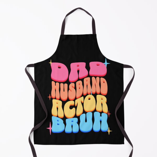 Item preview, Dad Husband Actor, Retro Colorful Daddy design designed and sold by BYNDART.