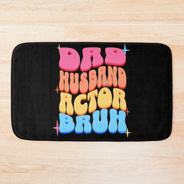 Item preview, Dad Husband Actor, Retro Colorful Daddy design designed and sold by BYNDART.