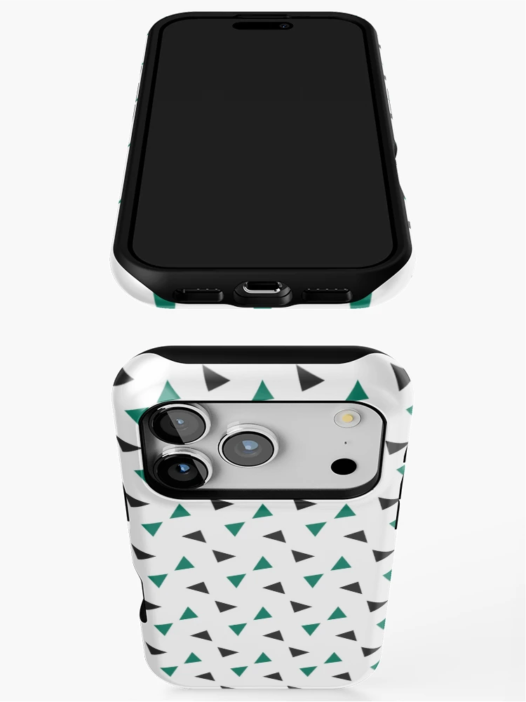 Thumbnail 3 of 4, iPhone Case, Triangular Pattern designed and sold by DreamDestiny.