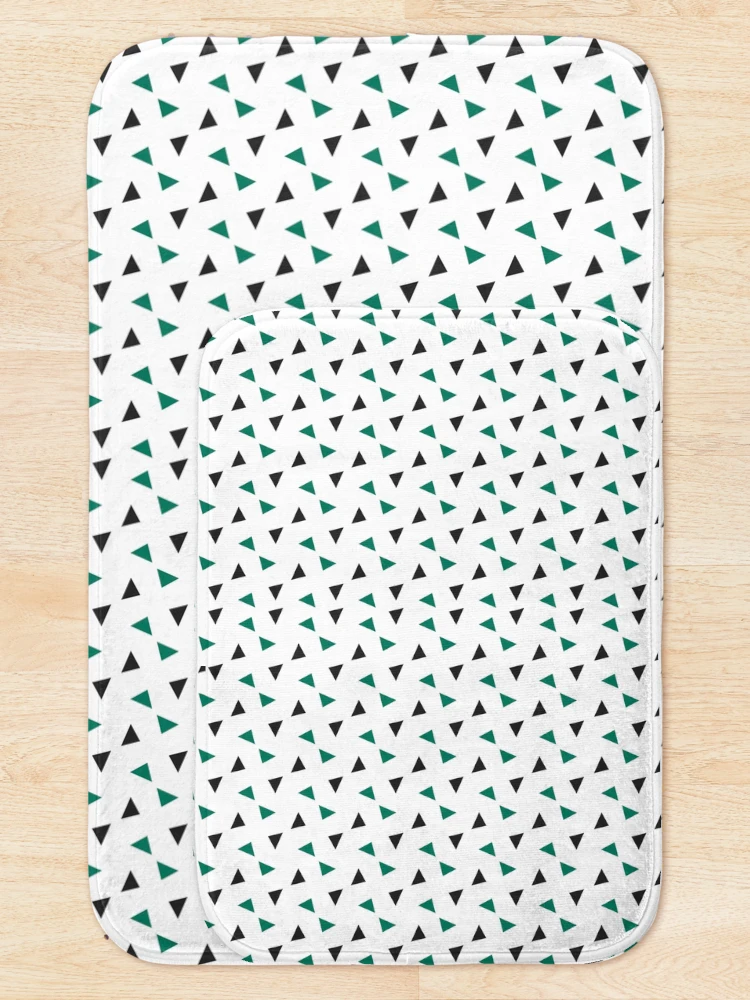 Thumbnail 5 of 6, Bath Mat, Triangular Pattern designed and sold by DreamDestiny.