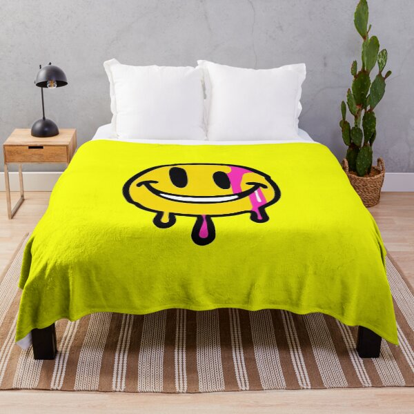 Item preview, drippy smile Sticker lightning smiley face Sticker designed and sold by Koolzilla.