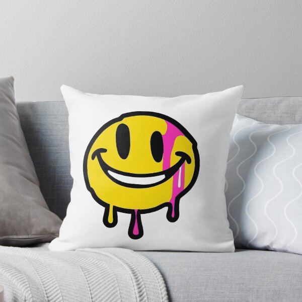 Item preview, drippy smile Sticker lightning smiley face Sticker designed and sold by Koolzilla.
