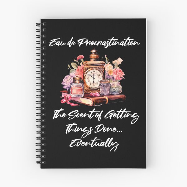 Item preview, Eau de procrastination, the scent of getting things done... eventually, Procrastination perfume, fragrance designed and sold by Mateusz Majcherek.