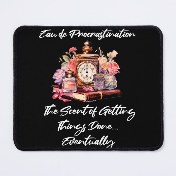 Item preview, Eau de procrastination, the scent of getting things done... eventually, Procrastination perfume, fragrance designed and sold by Mateusz Majcherek.