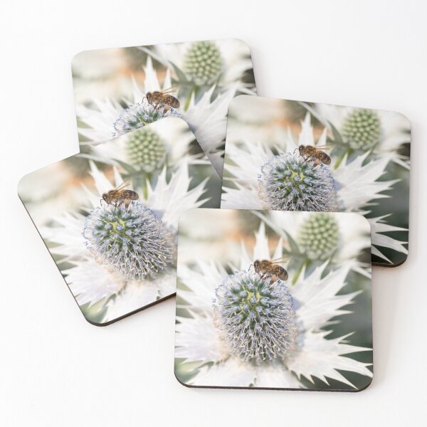 Item preview, Honeybee On Sea Holly designed and sold by Tanya C  Smith.
