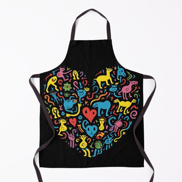 Item preview, Wild at Heart - Pre-Columbian Pop Art Fusion designed and sold by SADStyleDesigns.