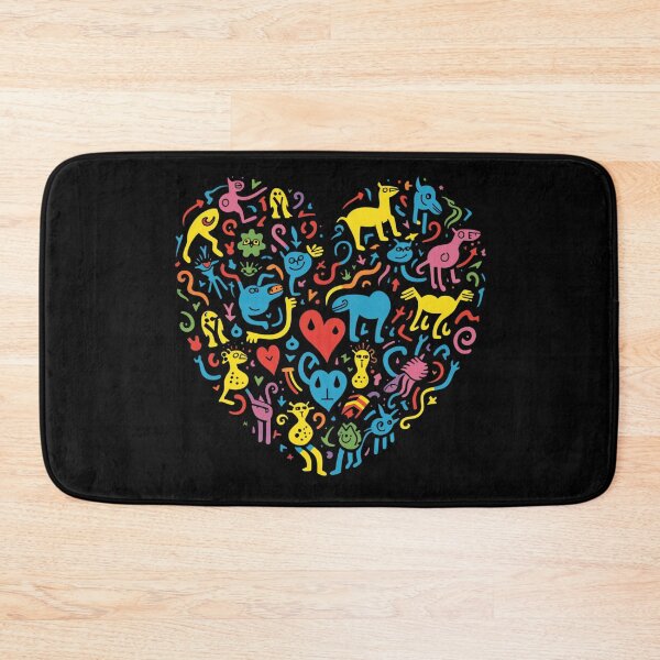 Item preview, Wild at Heart - Pre-Columbian Pop Art Fusion designed and sold by SADStyleDesigns.