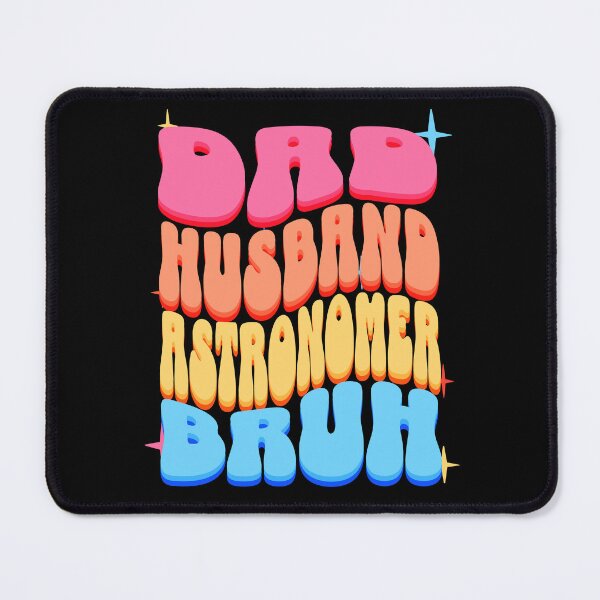 Item preview, Dad Husband Astronomer, Retro Colorful Daddy design designed and sold by BYNDART.