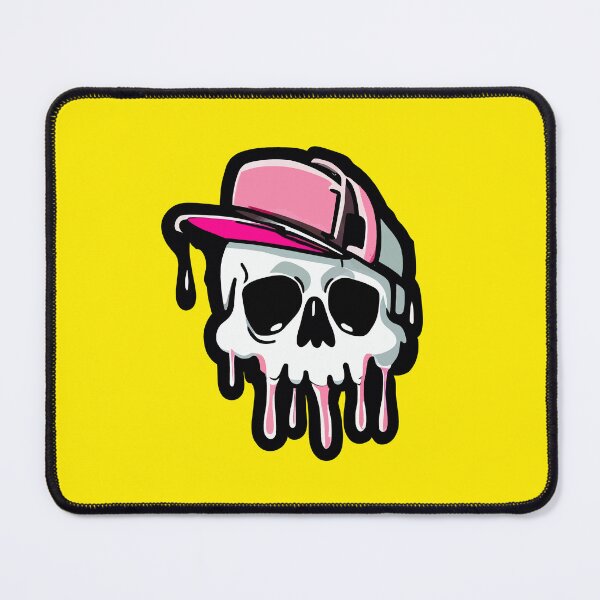 Item preview, Drippy Melting Skull  drippy Sticker lightning smiley face Sticker designed and sold by Koolzilla.