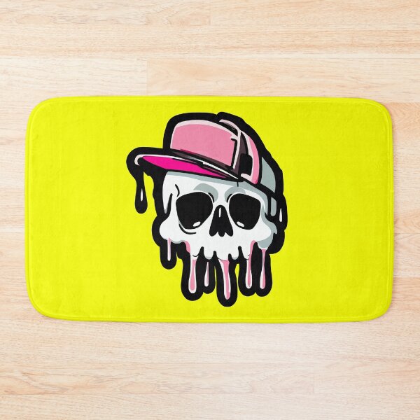 Item preview, Drippy Melting Skull  drippy Sticker lightning smiley face Sticker designed and sold by Koolzilla.