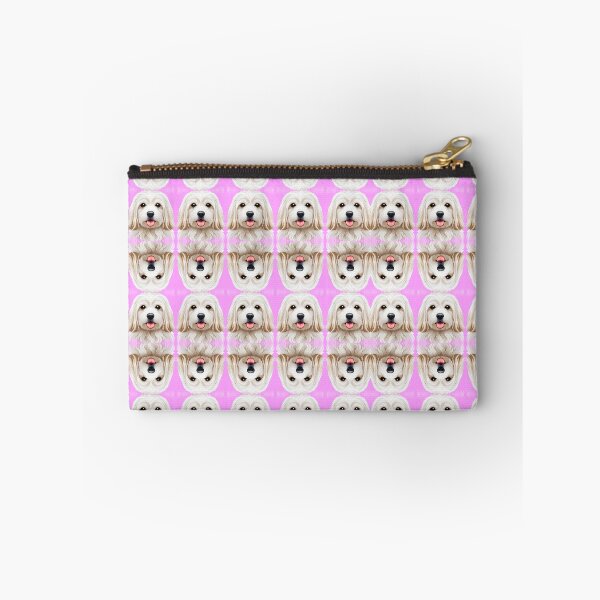 Item preview, Cute Dog Pink White Pattern designed and sold by artbibun.