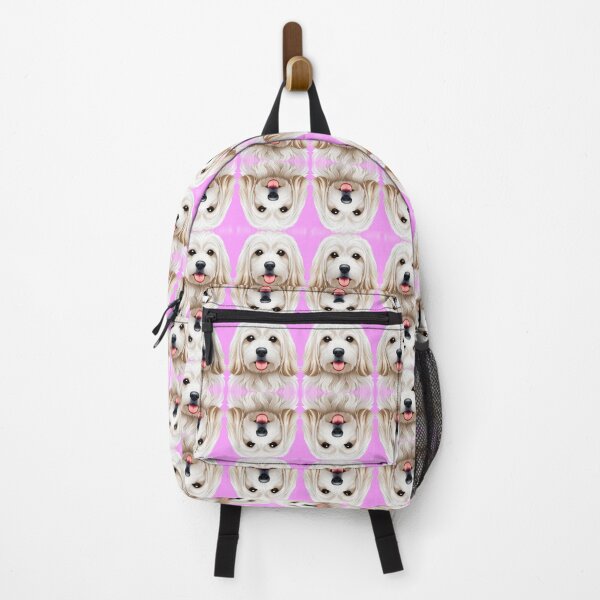 Item preview, Cute Dog Pink White Pattern designed and sold by artbibun.