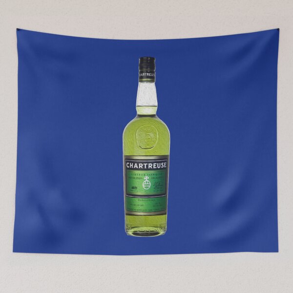 Item preview, Green Chartreuse Bottle Oil Painting   	 designed and sold by vkruhveci22.