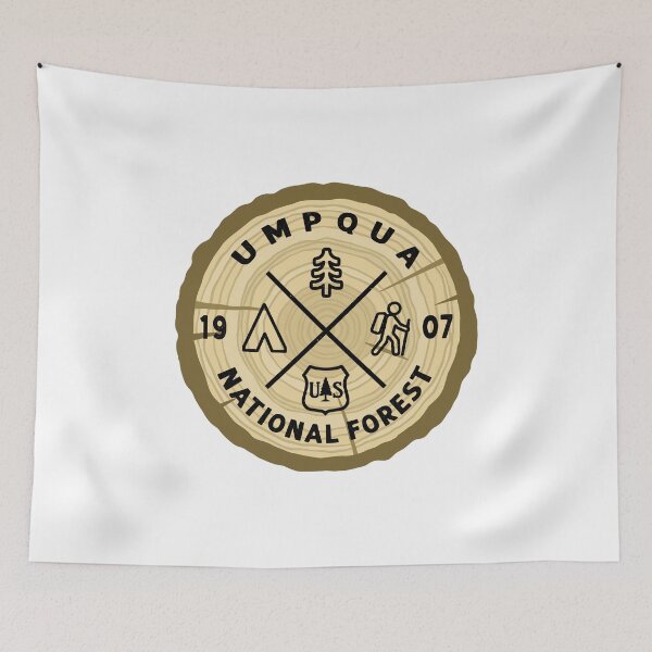 Item preview, Umpqua National Forest Log Slice designed and sold by VanyaKar.