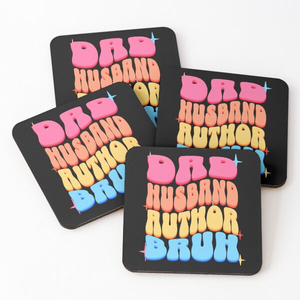 Item preview, Dad Husband Author, Retro Colorful Daddy design designed and sold by BYNDART.
