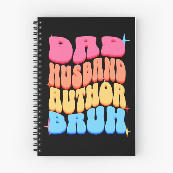 Item preview, Dad Husband Author, Retro Colorful Daddy design designed and sold by BYNDART.