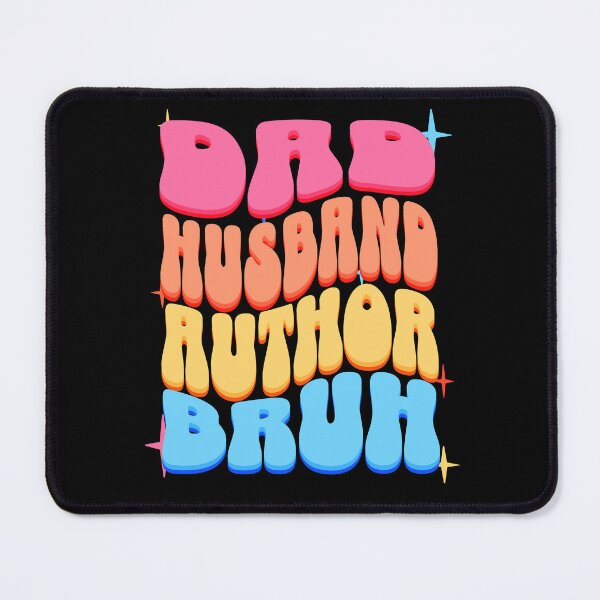 Item preview, Dad Husband Author, Retro Colorful Daddy design designed and sold by BYNDART.