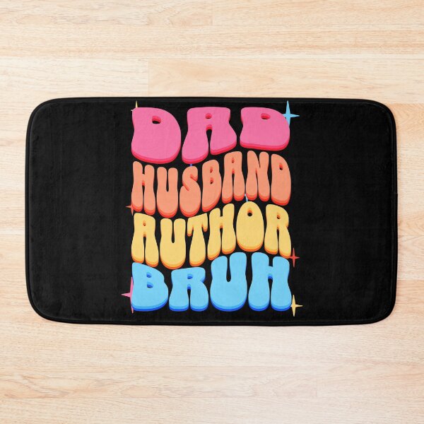 Item preview, Dad Husband Author, Retro Colorful Daddy design designed and sold by BYNDART.